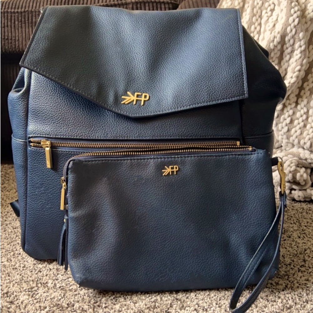 Freshly Picked diaper bag book bag with matching wristlet